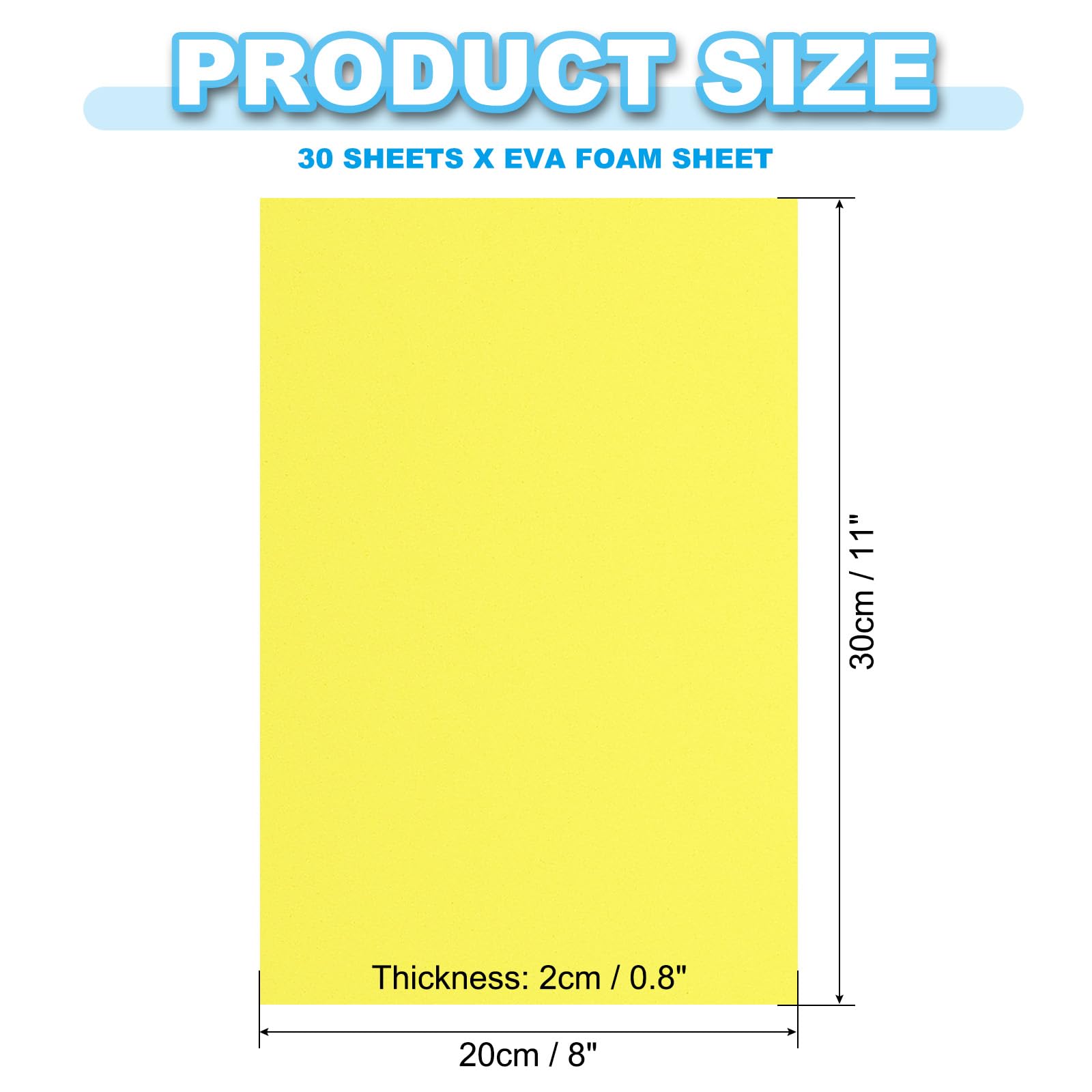PATIKIL 30 Pack EVA Foam Sheets - Image 2