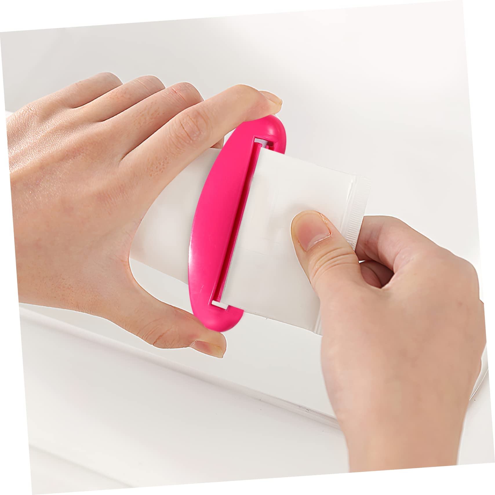 FOMIYES 18pcs Manual Toothpaste Squeezers for Home Salon Small Tube Squeezer Clip