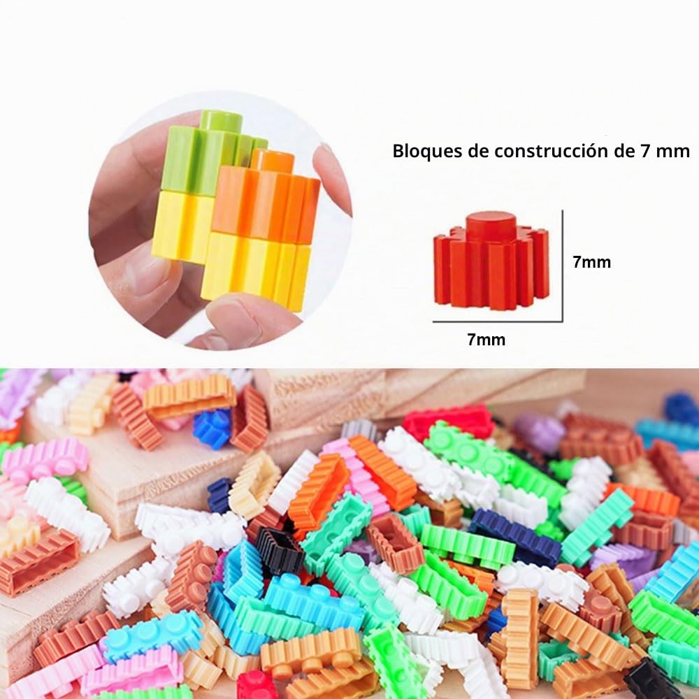 Bloques de construcción de osos (7220 piezas) 43/46 cm, micro bloques de construcción en forma de animal 3D para adultos y niños, decoración para el hogar y la oficina, regalos de cumpleaños y