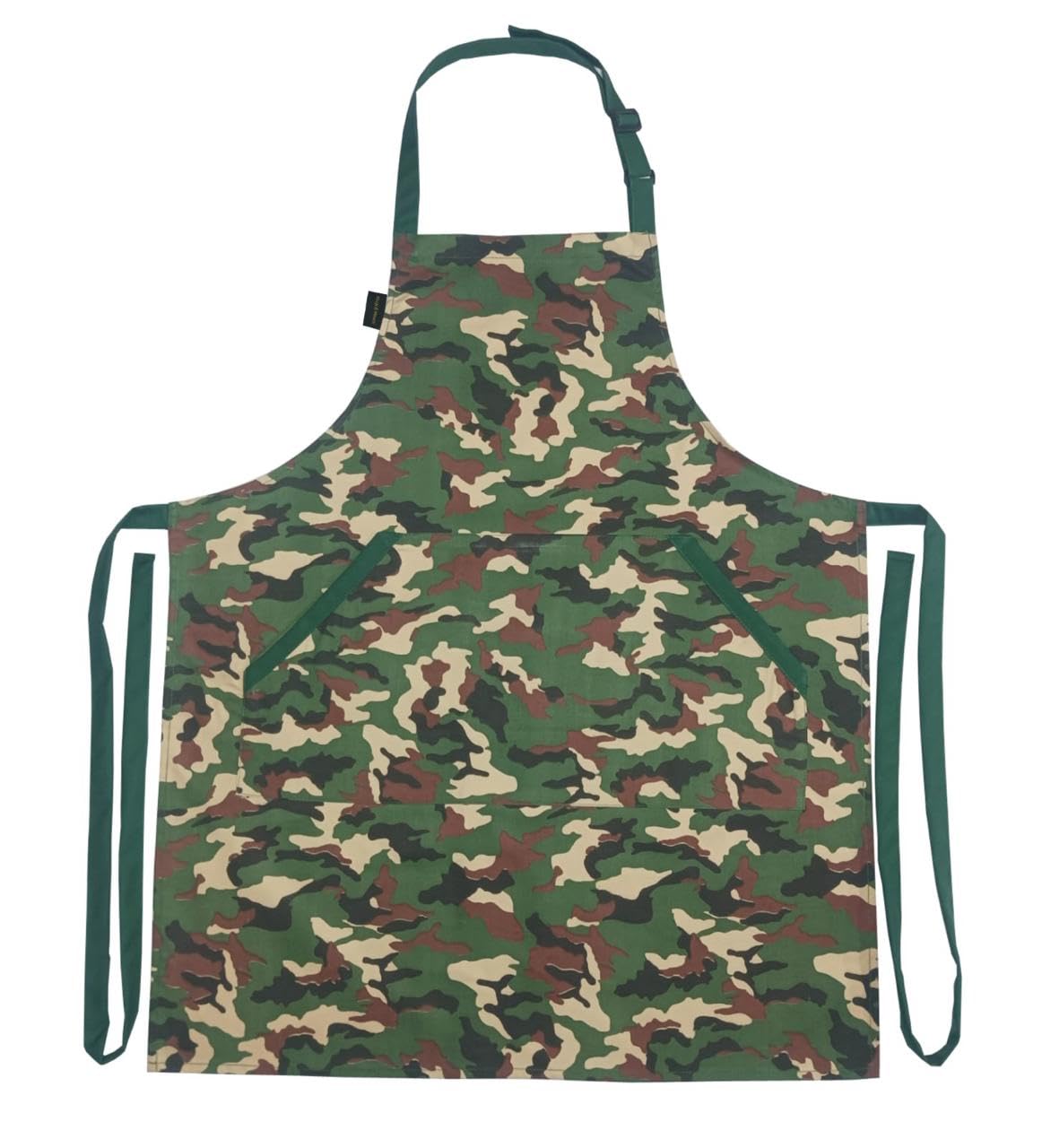 Khoji & Meeni Unisex Aprons with 2 Pockets, Men & Women Aprons for Home Kitchen & Restaurant, Adjustable Neck Strap