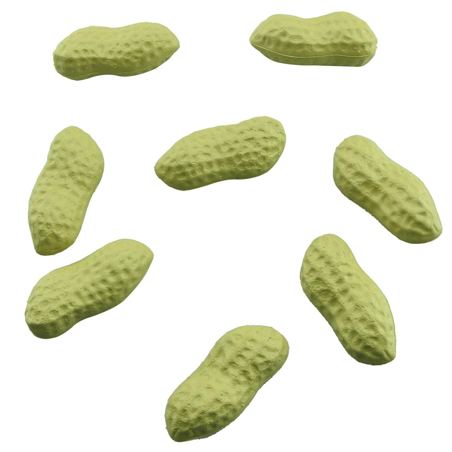 JCBIZ 50pcs Artificial Peanut Plastic Lifelike Simulation Peanuts Fake Food for Home Kitchen Decorations