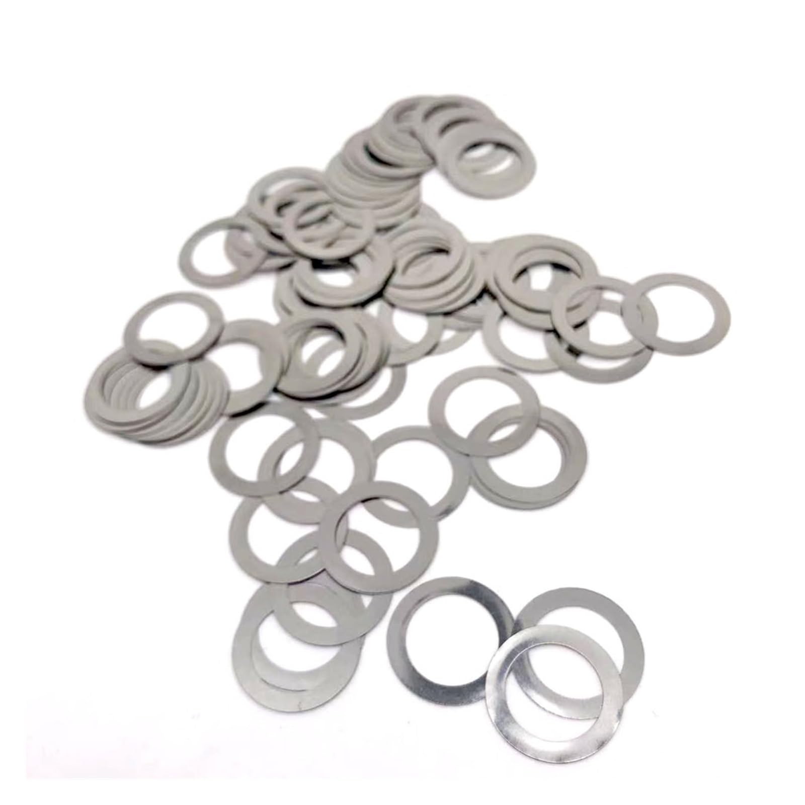 Arandelas planas de acero inoxidable, paquete de arandelas planas de acero inoxidable 304 de M2-M40 0,1-1 mm(1mm thick,10pcs M10x14)