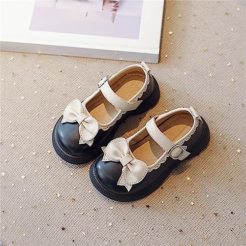 Sandals for Girls Girls Dress Shoes Cute Bow Mary Jane Shoes Ballerina with Satin Ankle Tie Party Sandals for Girls3