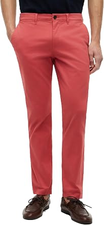 Tommy Hilfiger Mens Stretch Cotton Chino Pants in Slim Fit