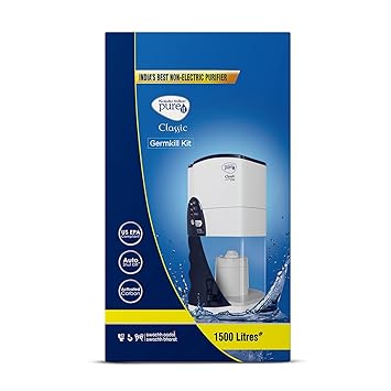 HUL Pureit Germkill kit for Classic 23 L water purifier - 1500 L Capacity, Activated Carbon, Multicolour - image, photos