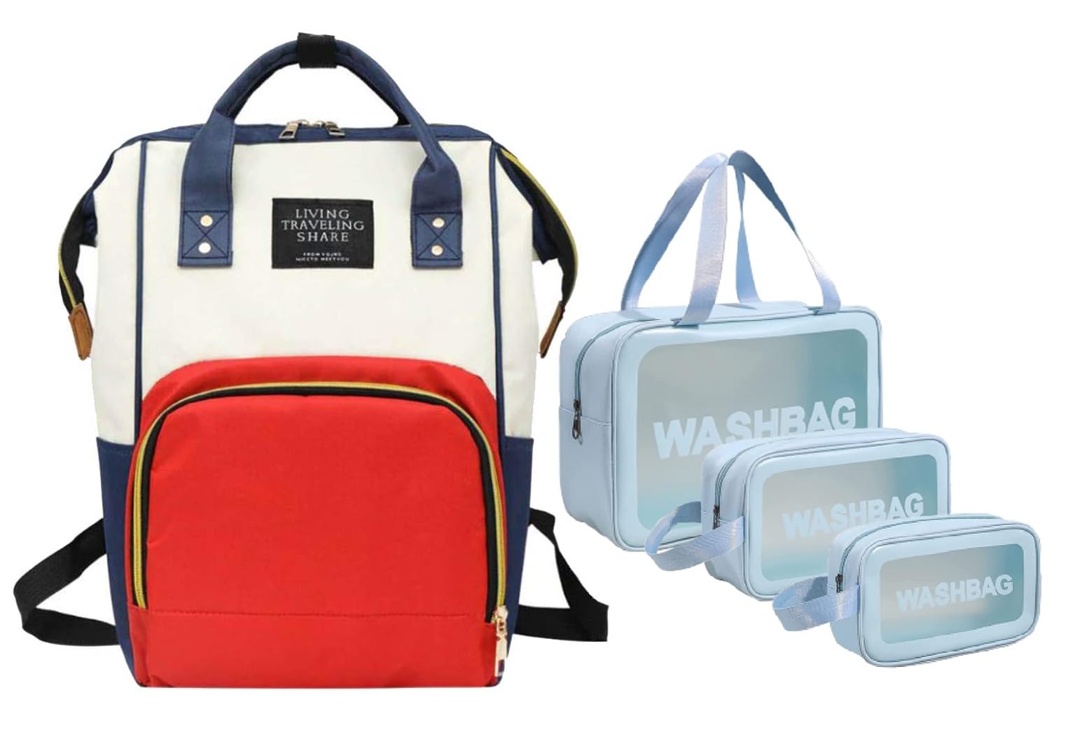 Drashti Villa Kids Backpack and Diaper Bag, Unisex Travel Daypack for Mom and Baby Stylish Diaper Bags for Mothers for Travel-image-47