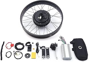 Snow Electric Bike Conversion Kit Hub Motor Fat Wheel Electric Bicycle Rear Wheel Flywheel Controller Brake Handle Conversion Kit Ebike Bicycle Tyre Rear Wheel Rear Motor for Screw Ring Electric Hub