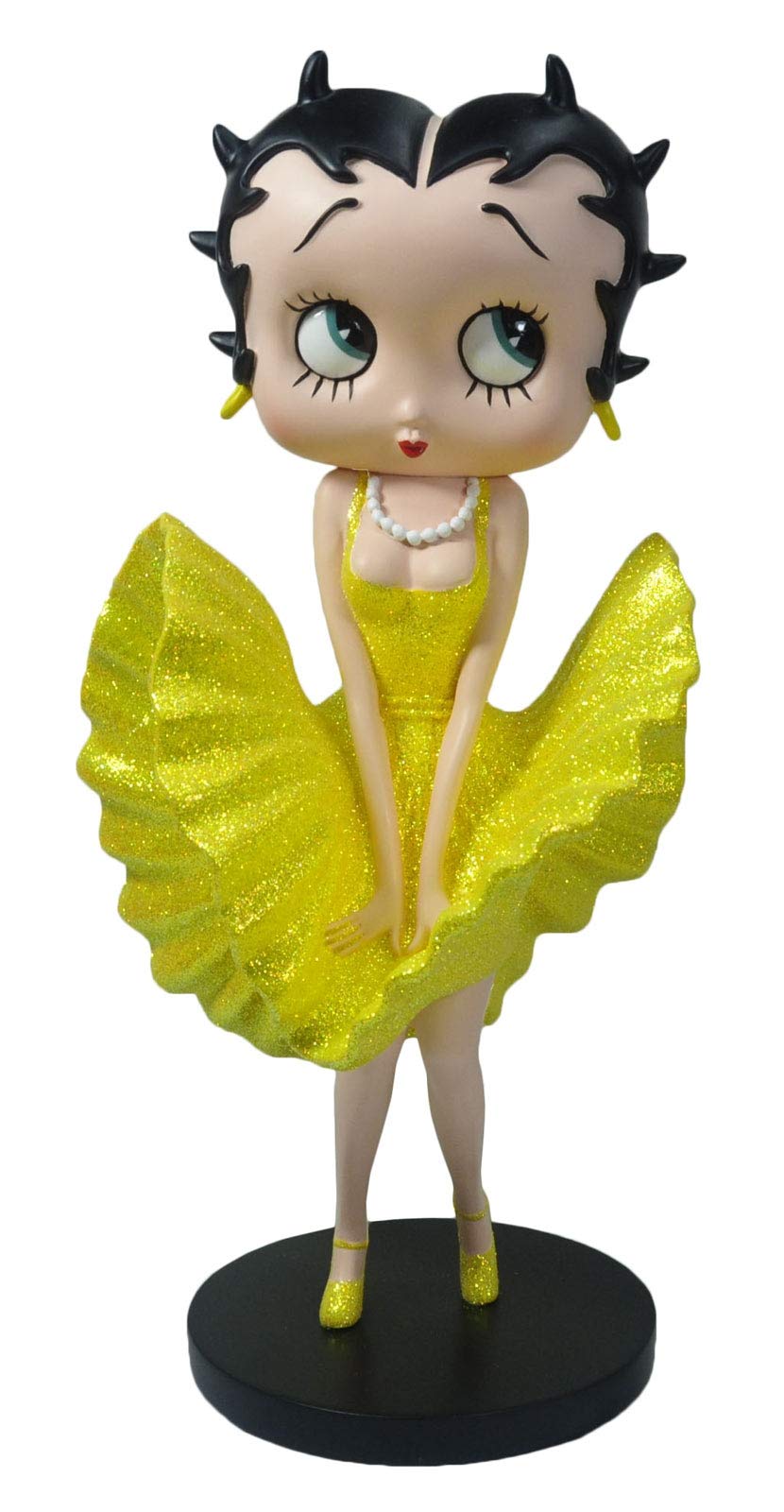 Betty Boop Cool Breeze (Yellow Glitter Dress) - 32cm Collectable Figurine