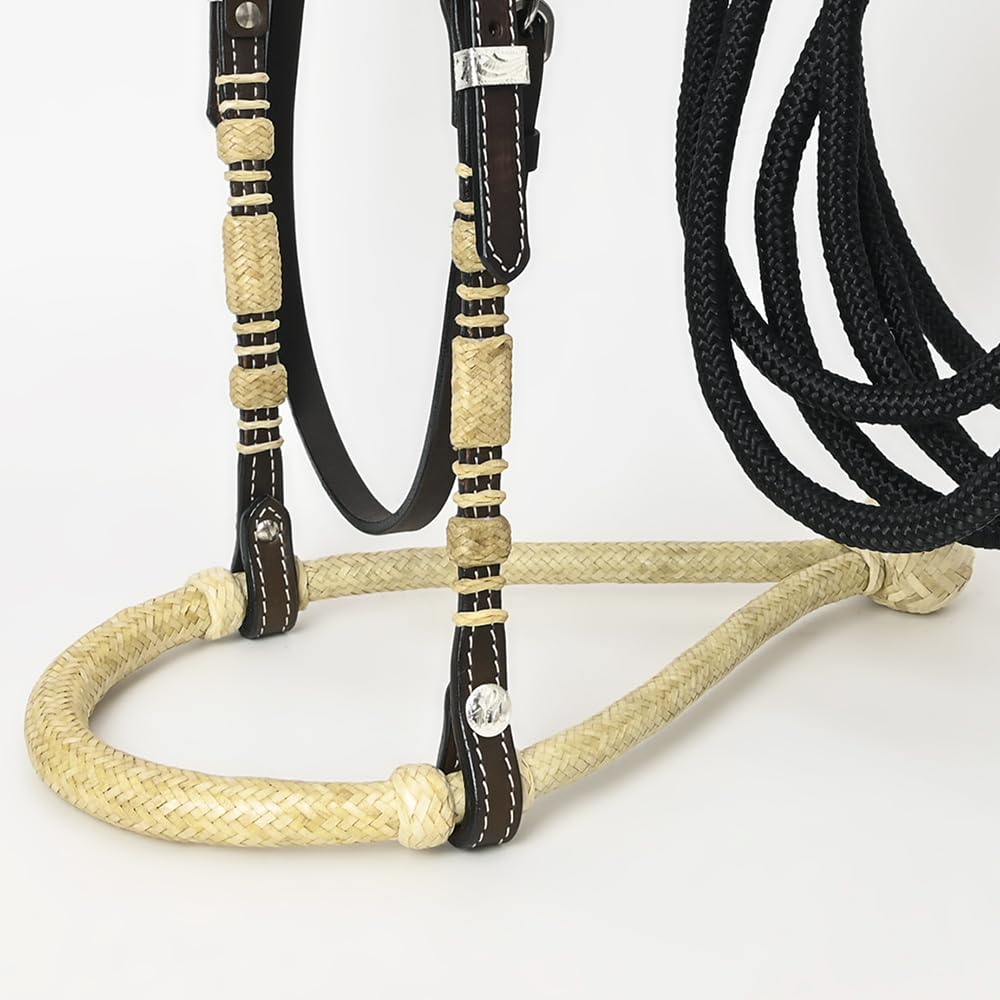 Grewal Equestrian Plain Flat Leather Reins (Black, Oversize)