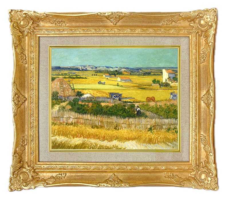 Amazon.co.jp: 世界の名画 ゴッホ ラ・クローの収穫風景 ジクレー