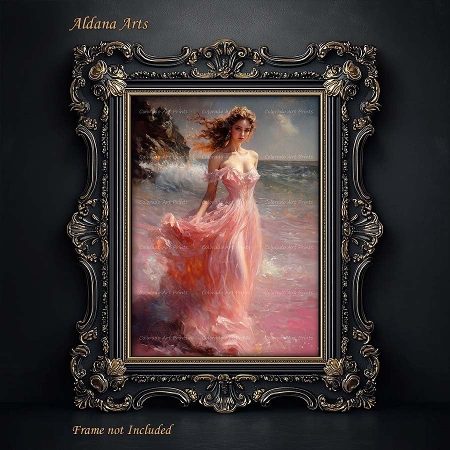 aphrodite pink goddess dress Kasia Kulenty