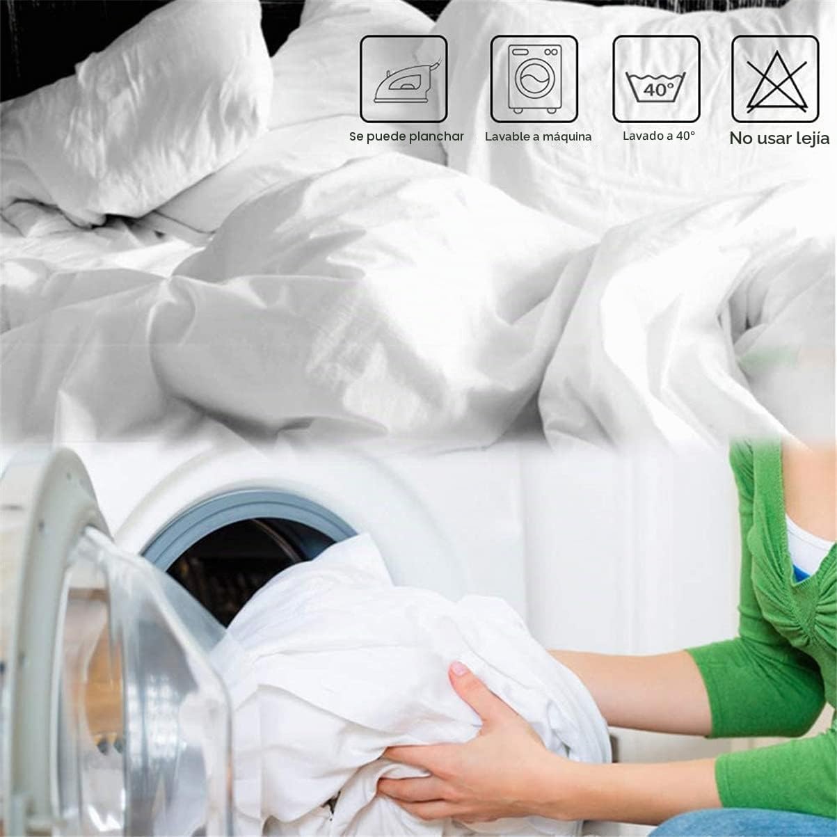 El Juego De Funda Nórdica Pesadilla Antes De Navidad Incluye 2 Fundas De Almohada ((180x220 cm)-Cama de 105/135,Navidad 05)