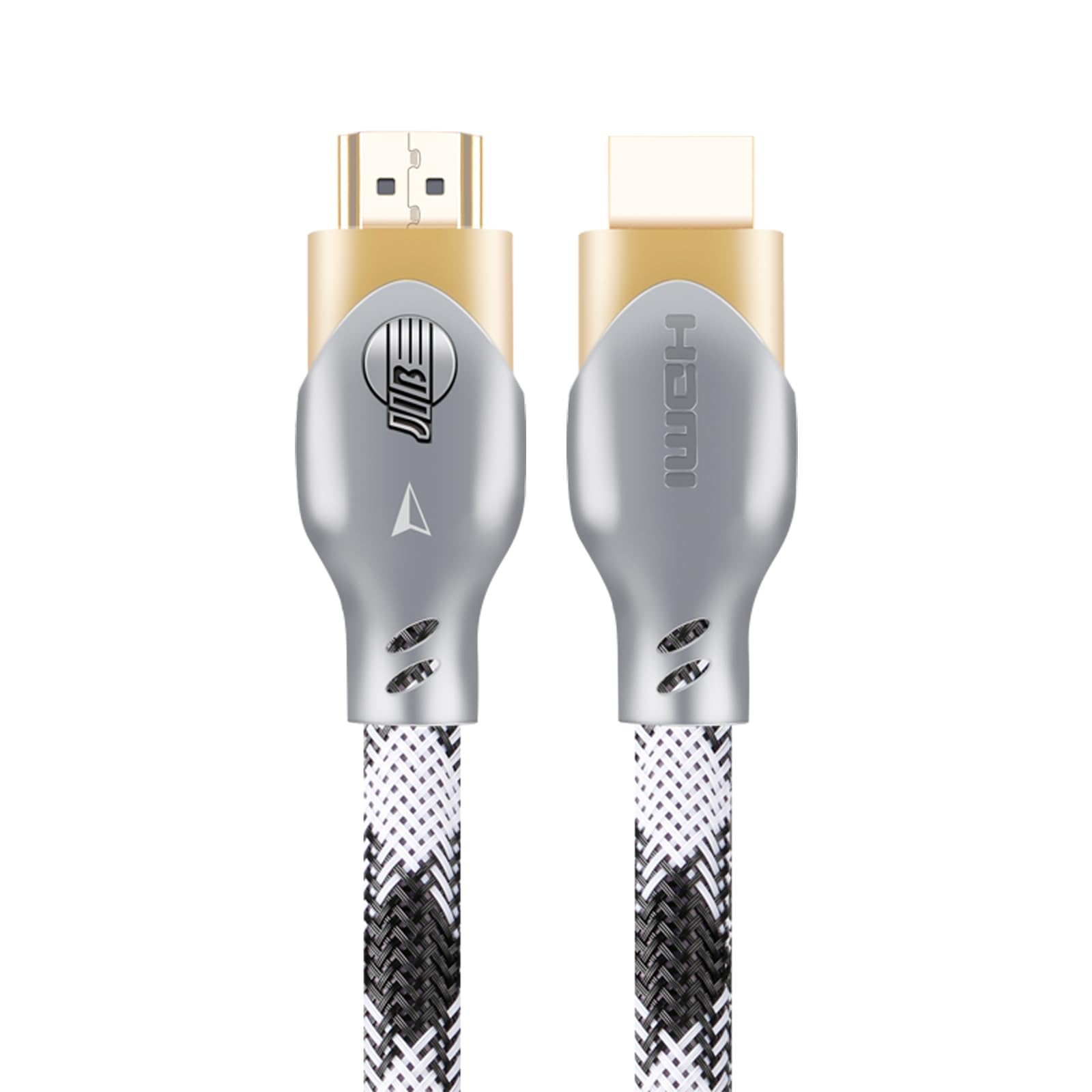 BOAACOUSTIC JIB hi-end Audiophile 8K Cable HDMI 48Gbps 2M, Certificado Ultra Alta Velocidad HDMI Cable 4K 240Hz 144Hz 8K 60Hz 0.01ms HDR10+ ARC eARC HDCP 2.3 Netflix Roku TV PC Proyector PS5 2m