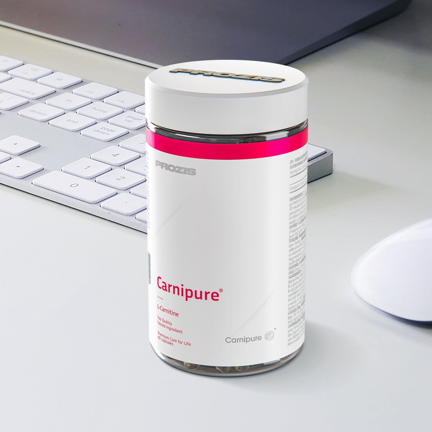 Prozis L-Carnitine 60 capsule - l carnitina compresse - Carnipure quality - bruciagrassi