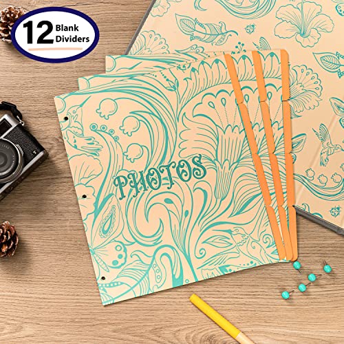 Cofice Photo Album 4X6 - 3 Ring Binder Large Picture Album Book With Index And Divider Sheets - Big Photobook With Acid-Free Pocket Sheets Holds Up To 600 Photos - Elegant Pu Leather Cover, Grey #TOP3