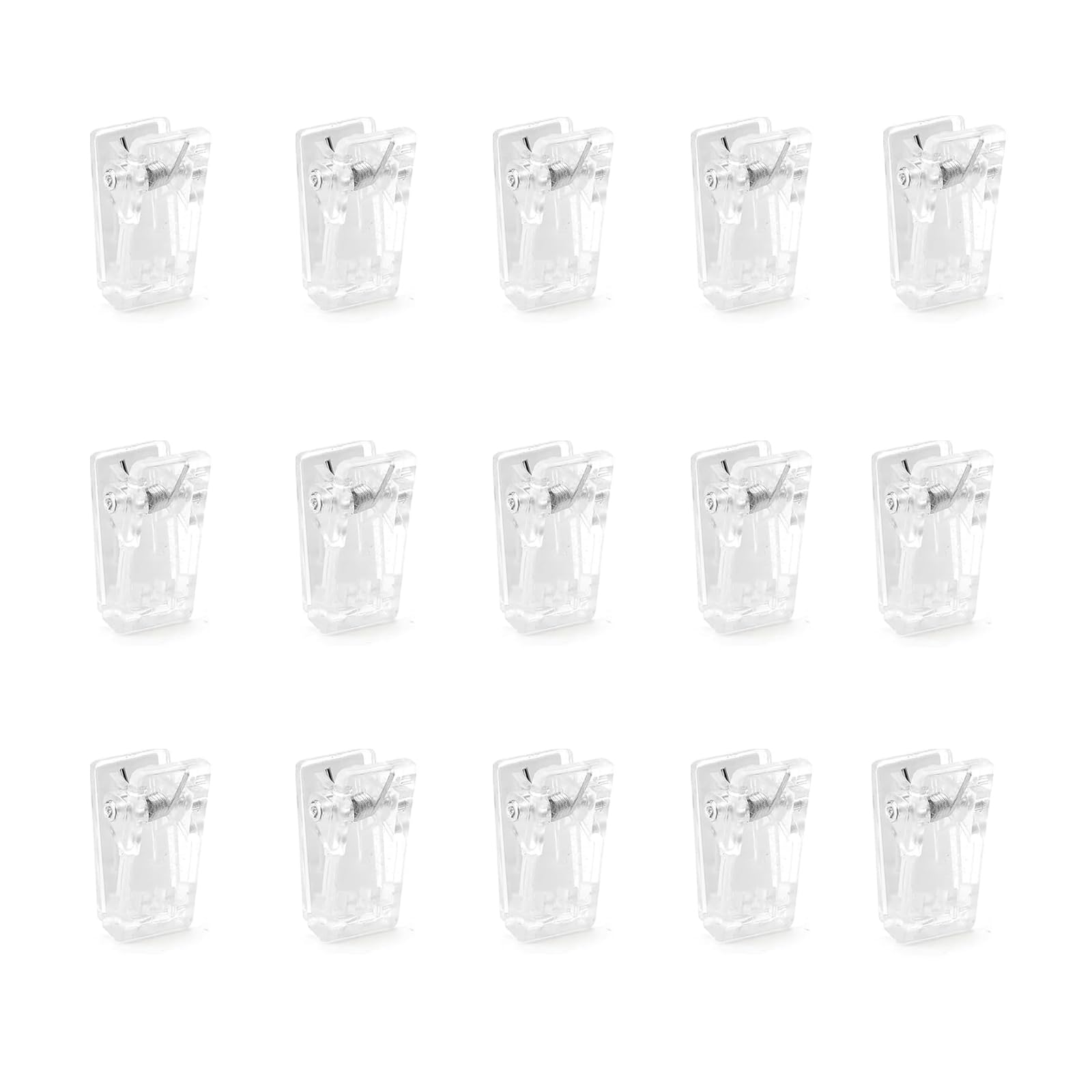15 PCS Tapestry Hanger, Tapestry Wall Hanging Clips, Wall Clips for Hanging, Self Adhesive Clips, for Home Office Poster Picture Paper Paper Rope Flag Hanger(Clear)