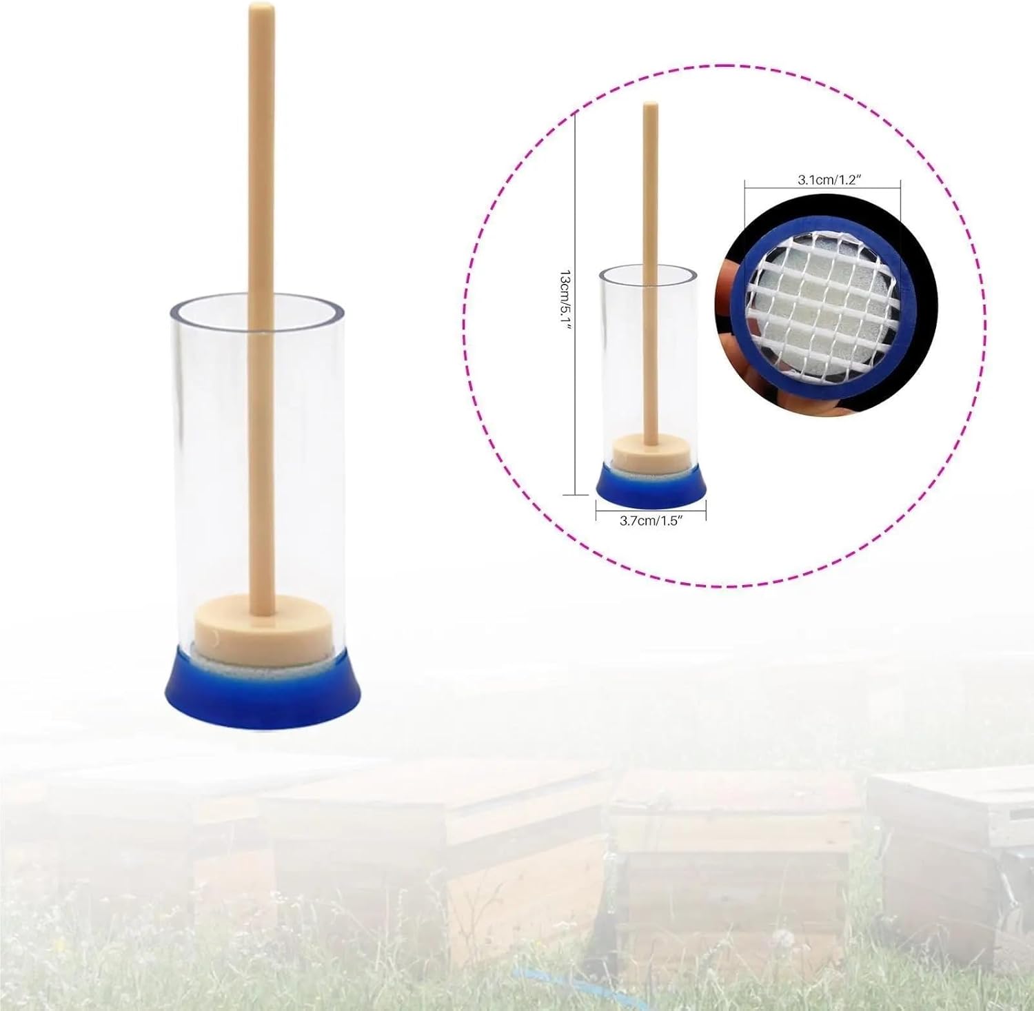 Beekeeping Tool, 5-Piece Set of Queen Bee Marked Soft Plunr Convenient Beekeeping Equipment Tools and Accessories,Bee Keeping Supplies