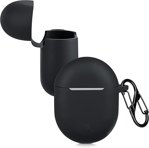 Miniatura 5 de kwmobile Funda compatible con Xiaomi Redmi Airdots 3 ProBuds 3 Pro - Funda de silicona para auriculares - Negro