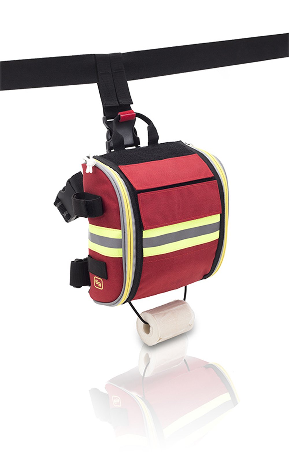 ELITE BAGS Quickaid's Botiquín Paramédico Pernera Molle, Poliamida Rojo Quickaid's Botiquín Paramédico Pernera Molle, Poliamida Rojo, Sin género, Rojo, Talla única