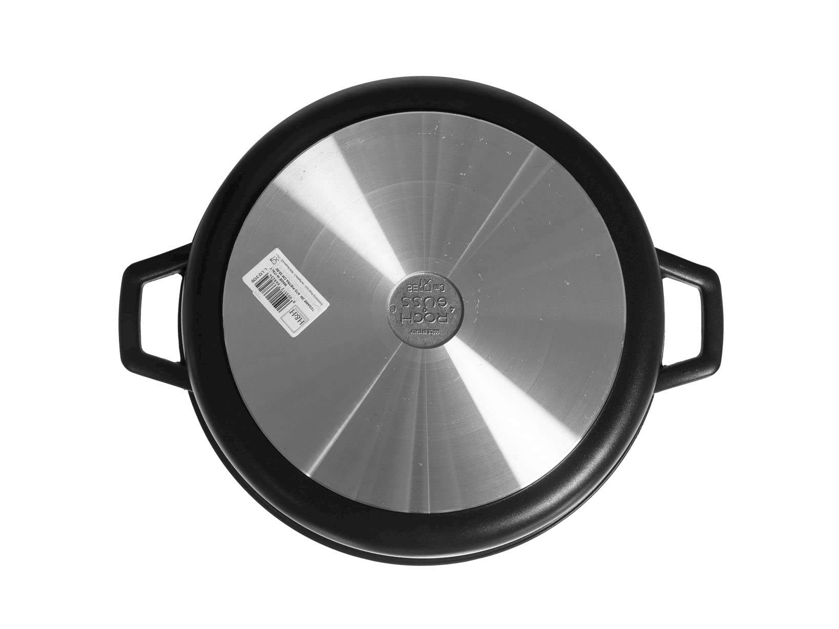 Home Pietra Tegame Antiaderente con 2 Manici, Alluminio, Antracite, 32 cm