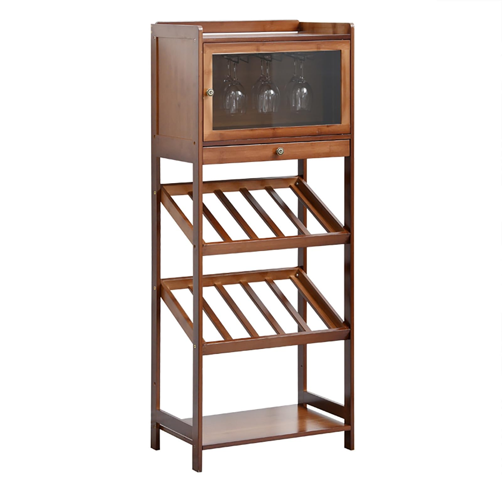 Armoire à liqueur en bois meuble de présentation élégant pour bar