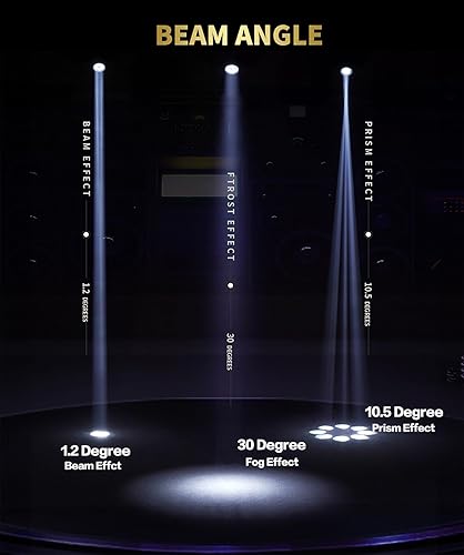 Miniatura 4 de SHEHDS Foco de luces de escenario de cabeza móvil 230 W 7R (8500 K) 14 Gobos 14 colores lavadohazescarchaarco iris Efecto escenario Focos 8-Facet