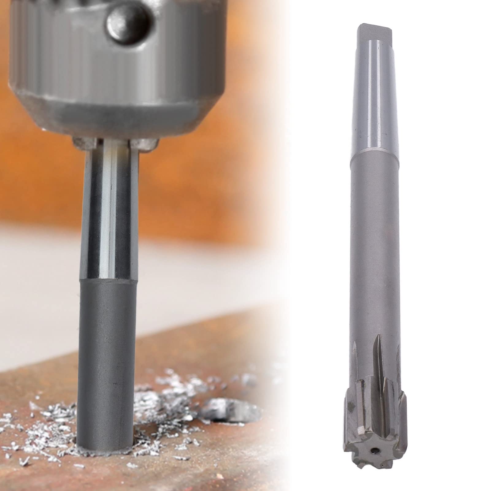 Taper Shank Reamer Carbide Milling Cutting Tool for Stainless Steel, Cast Iron ?30 H8 YG Model, 6 Teeth, H8 Accuracy Integral One Time Forming, Unhindered Chip Removal