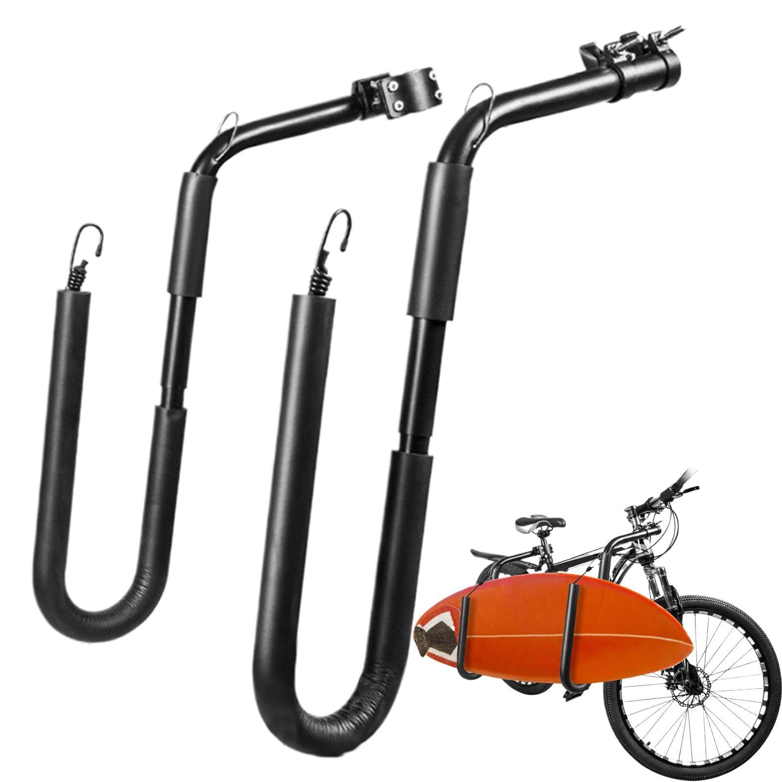 Fahrrad-Surfbrett-Halterung, Universal, für Fahrrad, einfache Installation und Entfernung, sichere Surfbrett-Halterungen