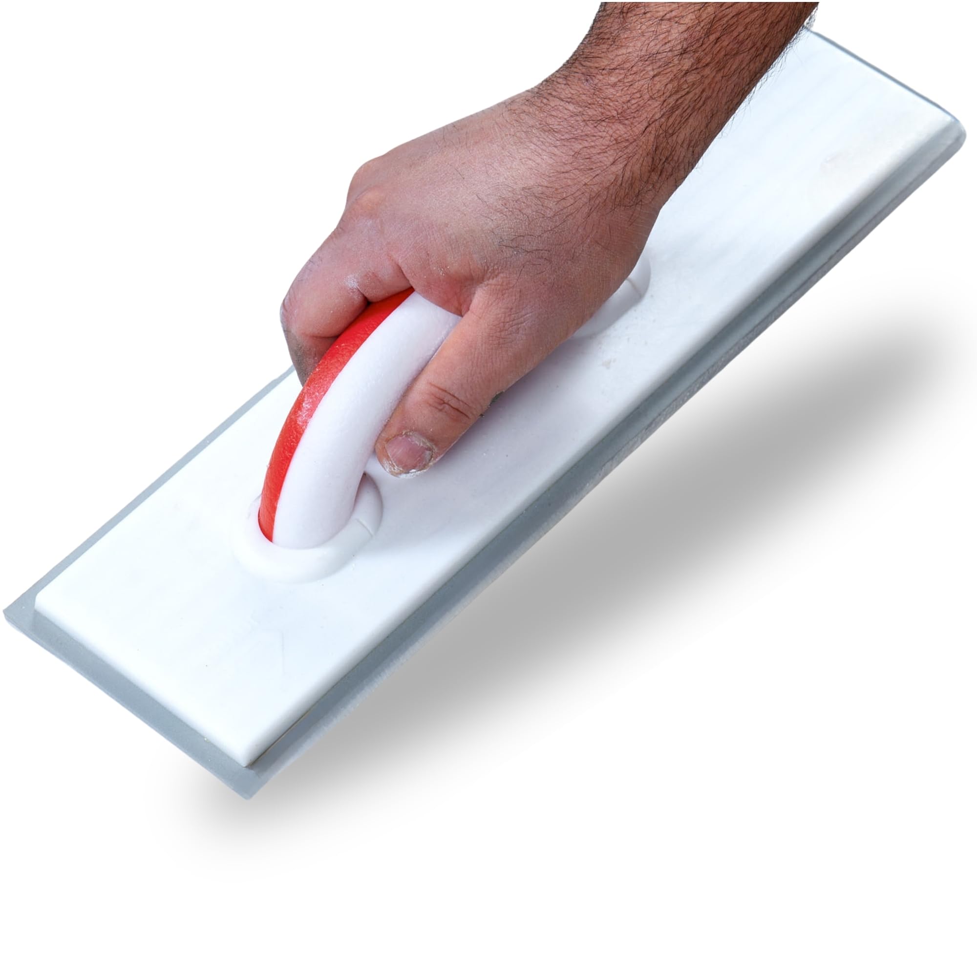 DEKOR Grout Float - 15" x 4.50" - Removal Tool, Masonry & Concrete Float - Special Rubber Base - Made in Europe - Commercial & DIY Level