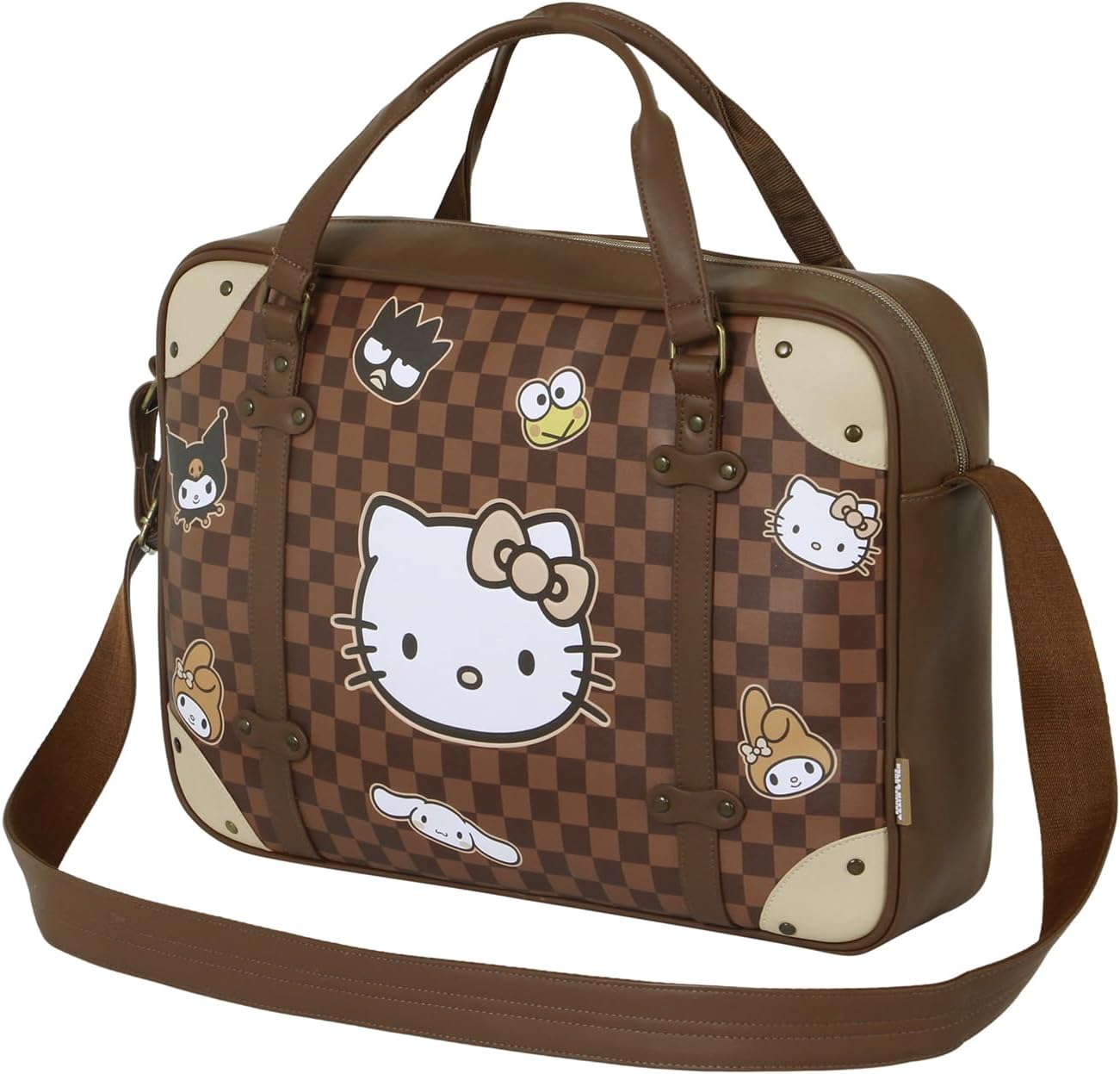 HELLO KITTY Women's Laptop Computer Bag Shoulder Bag 42 x 30 cm Brown