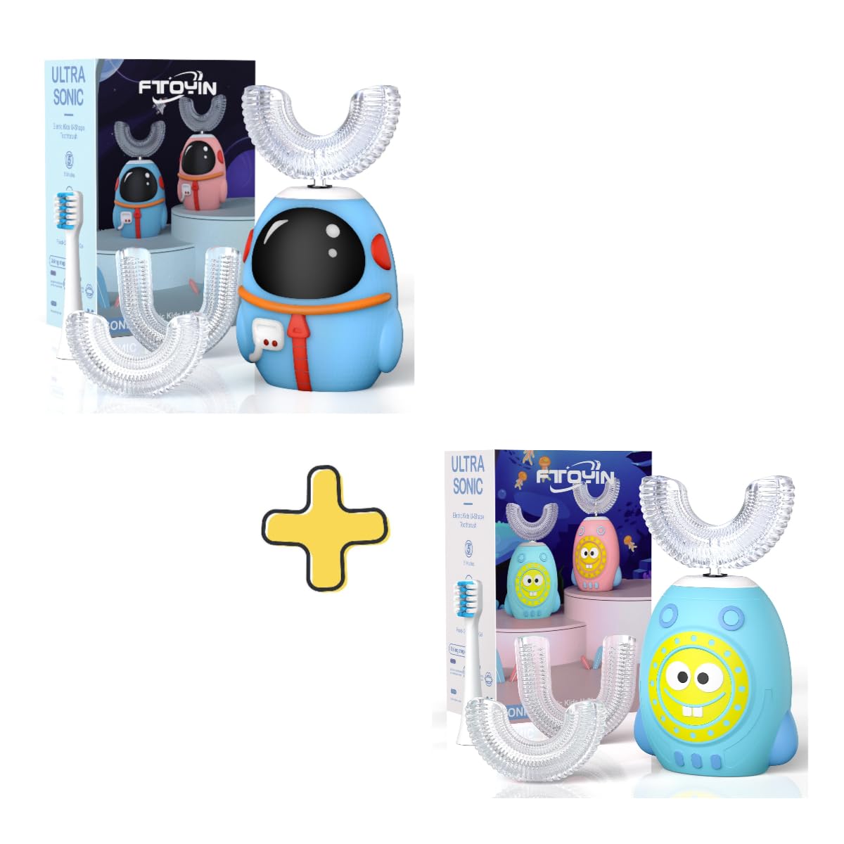 FTOYINKids Electric Toothbrush 2 Pack