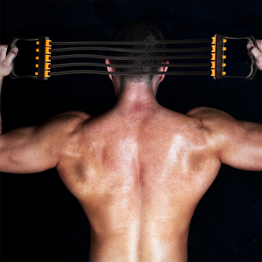 Fascia Elastica da Fitness 2 Pezzi in Tpe, Allenamento Muscolare | Struttura Stabile e Portatile, per Lavoro e Movimento, Accessorio Multiuso per Esercizi di Resistenza