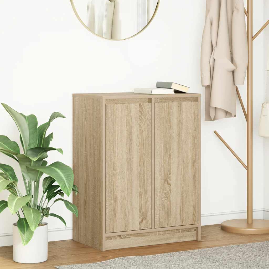 vidaXL Komoda Sonoma Oak 57x34x76 cm Drewno klejone