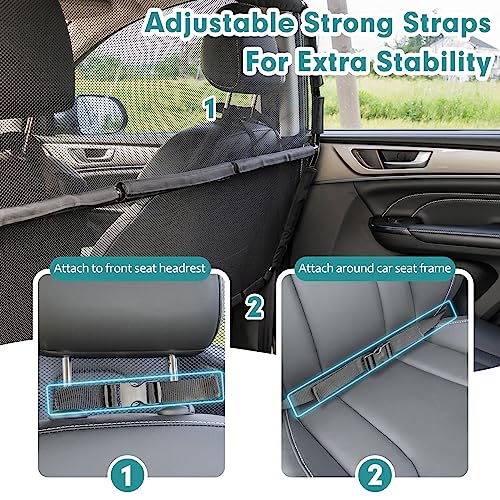 Dog Car Barrier Escape-Proof Wider Coverage
