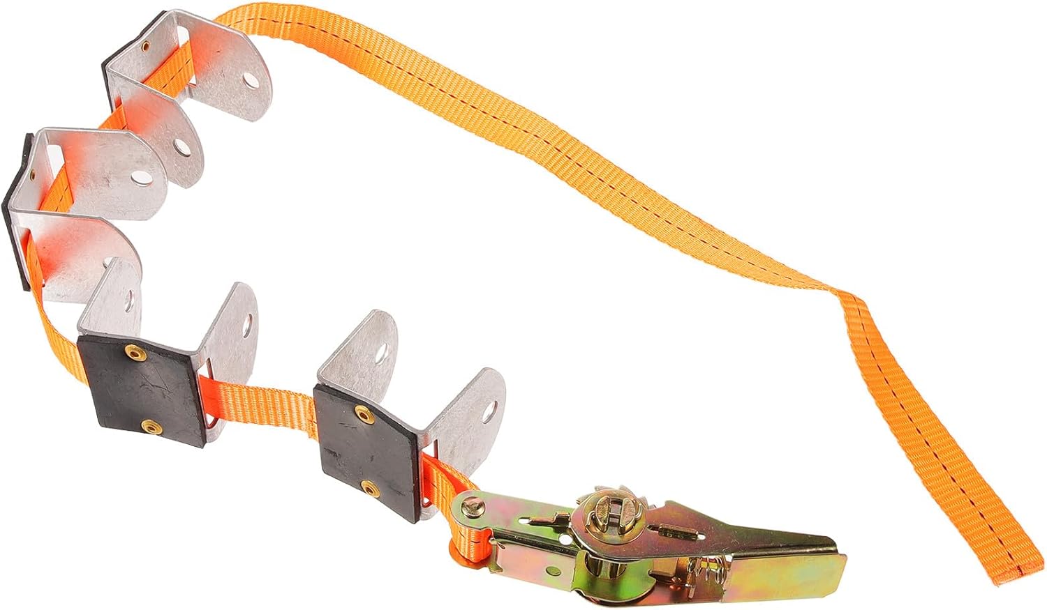 ARTIBETTER Tree Support Straps Galvanized Iron Stake Holders for Garden Trees Adjustable 52mm Diameter Plant Staking Kit with 4 Steel Cups and 25ft Tie