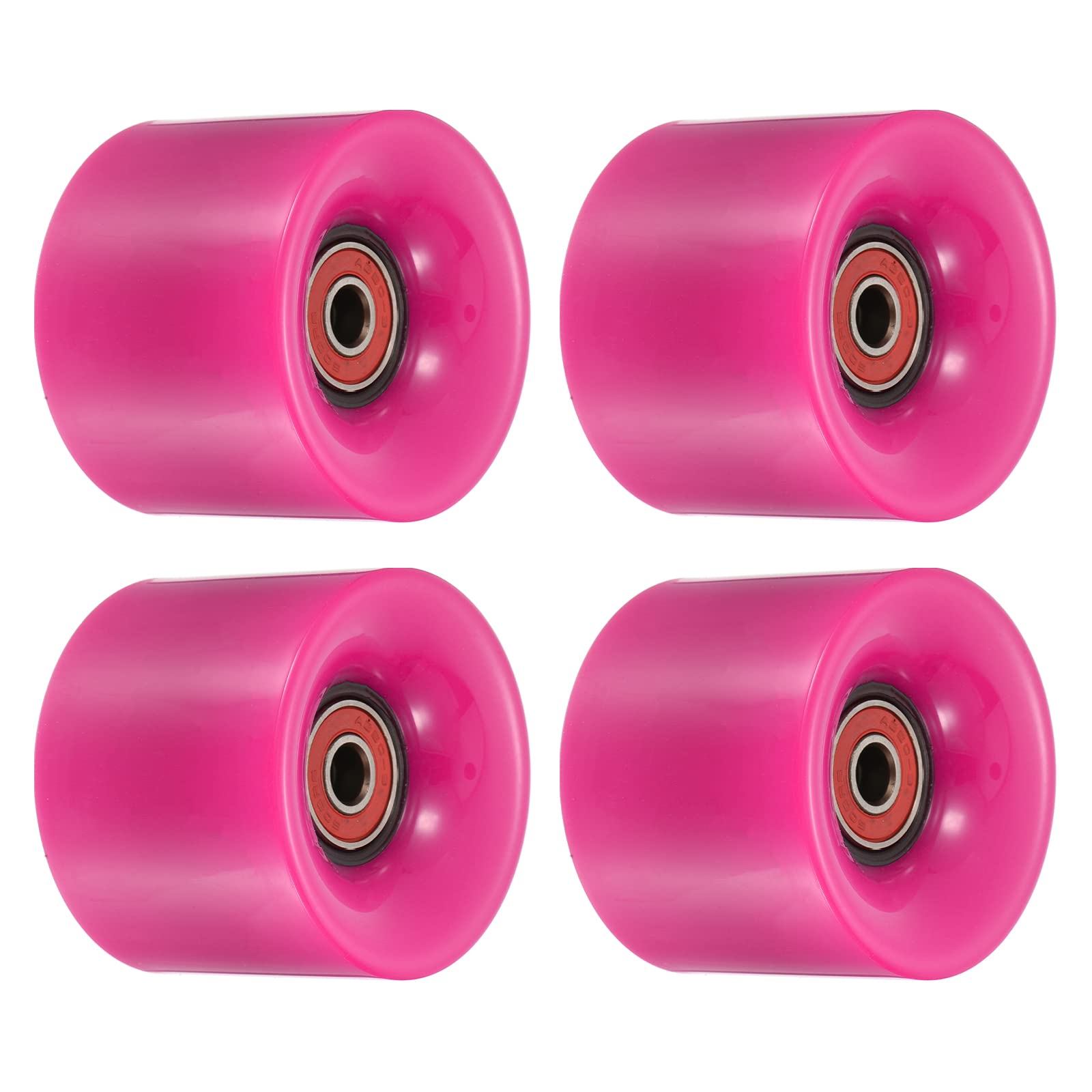 PATIKIL Roues de longboard avec roulements ABEC-9, roues de rue pour skateboards, cruiser, roue de rechange 80 A