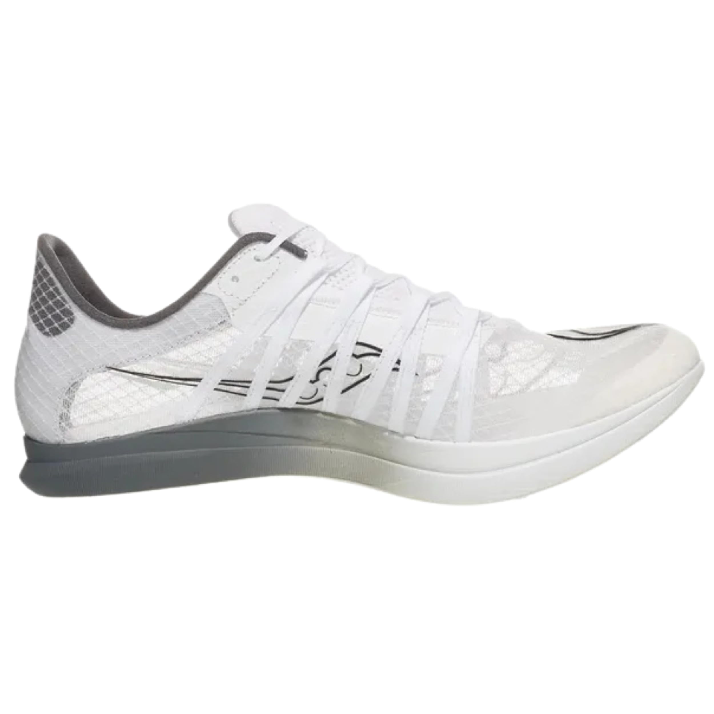Saucony Men's Terminal VT Distance, Mid Distance Track Spike, White/Carbon 12