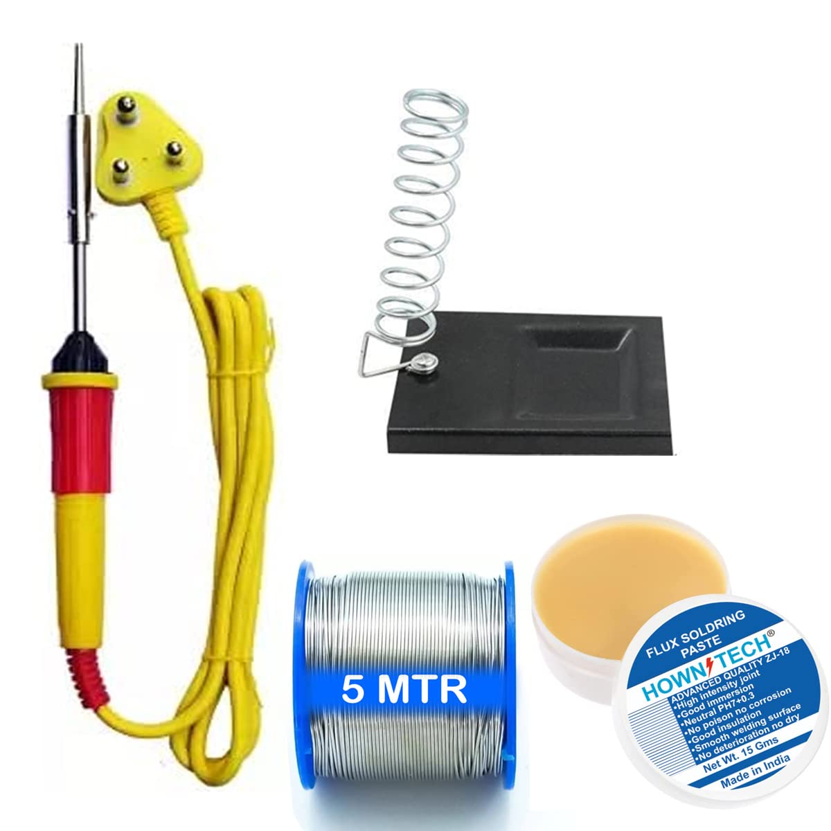 See full amazon price history chart for Hown Tech 4IN1 Soldering/Welding Iron Kit, Soldering iron 25watt | Soldering Iron Stand | Soldering Wire | Soldering Paste(Flux) Hown Tech 4IN1 Soldering/Welding Iron Kit, Soldering iron 25watt | Soldering Iron Stand | Soldering Wire | Soldering Paste(Flux) (B0B9KHM8T6) Amazon Price History, Amazon Price Tracker