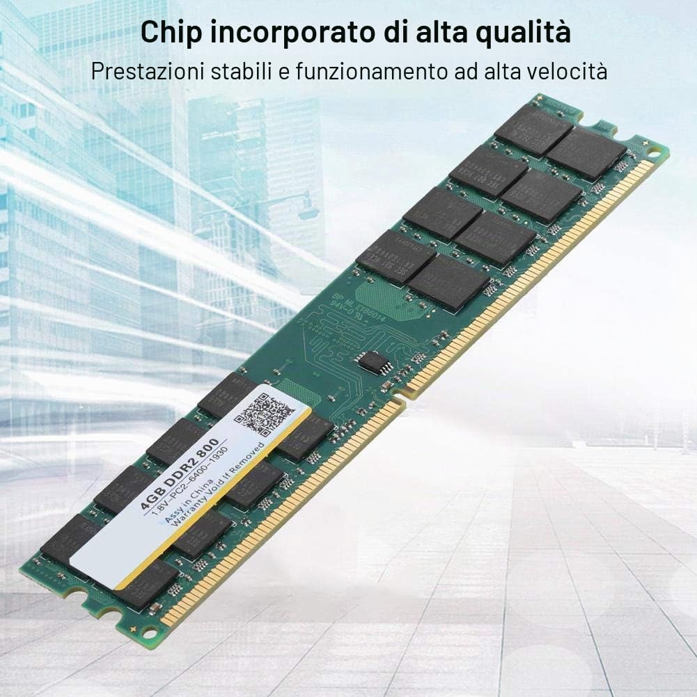 4 GB DDR2 800MHZ 240Pin PC2-6400 Modulo di memoria per computer desktop ad alte prestazioni per scheda madre