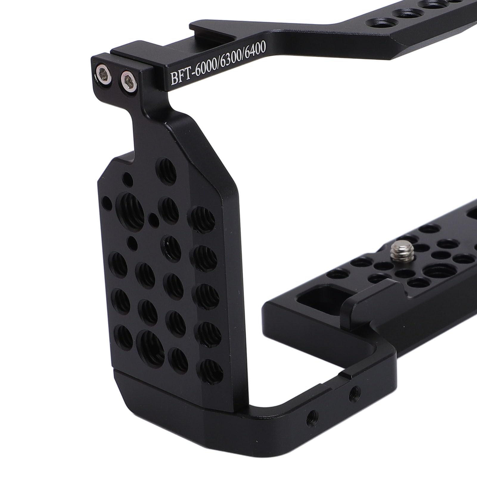 Tangxi Stabilizzatore per Produzione Video con Gabbia per Conigli in Metallo per Fotocamera per DSLR A6000 6300 6400, Custodia Protettiva in Lega di Alluminio, per Registi Professionisti