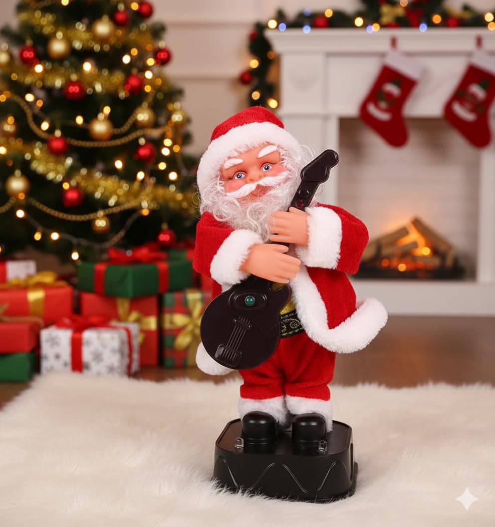 Delightful Dancing & Singing Santa Claus Toy | Animated Plush