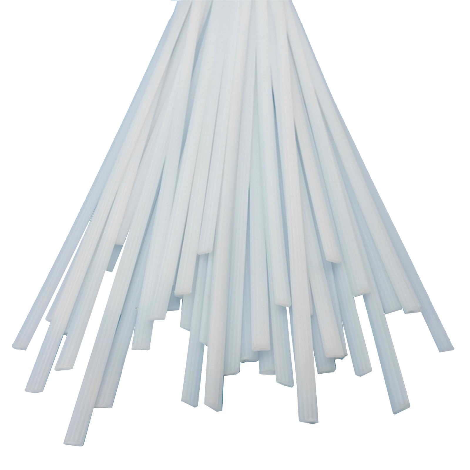 Myxjx White Plastic Welding Kit, Plastic Welding Rods Welder Sticks 4 Strands Pp Material Suitable For Industrial, Weight 4Kg