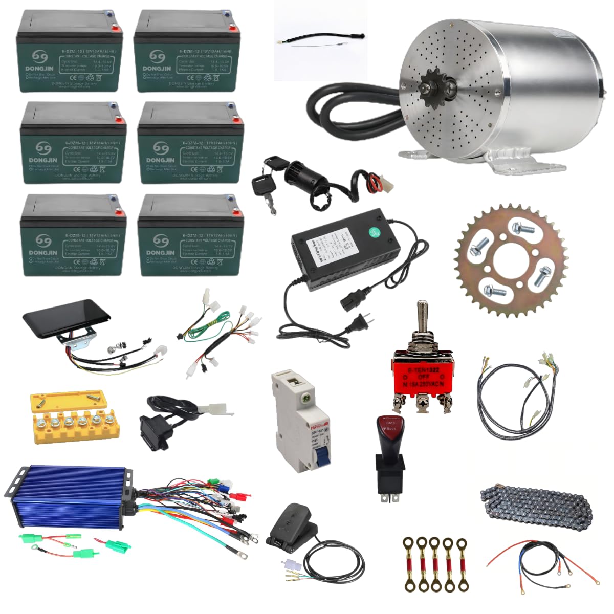 Regolatore Motore Brushless 3000W 72V 60A Per E-bike, Go Kart, Quad, ATV, UTV, Buggy, Unite MY1020
