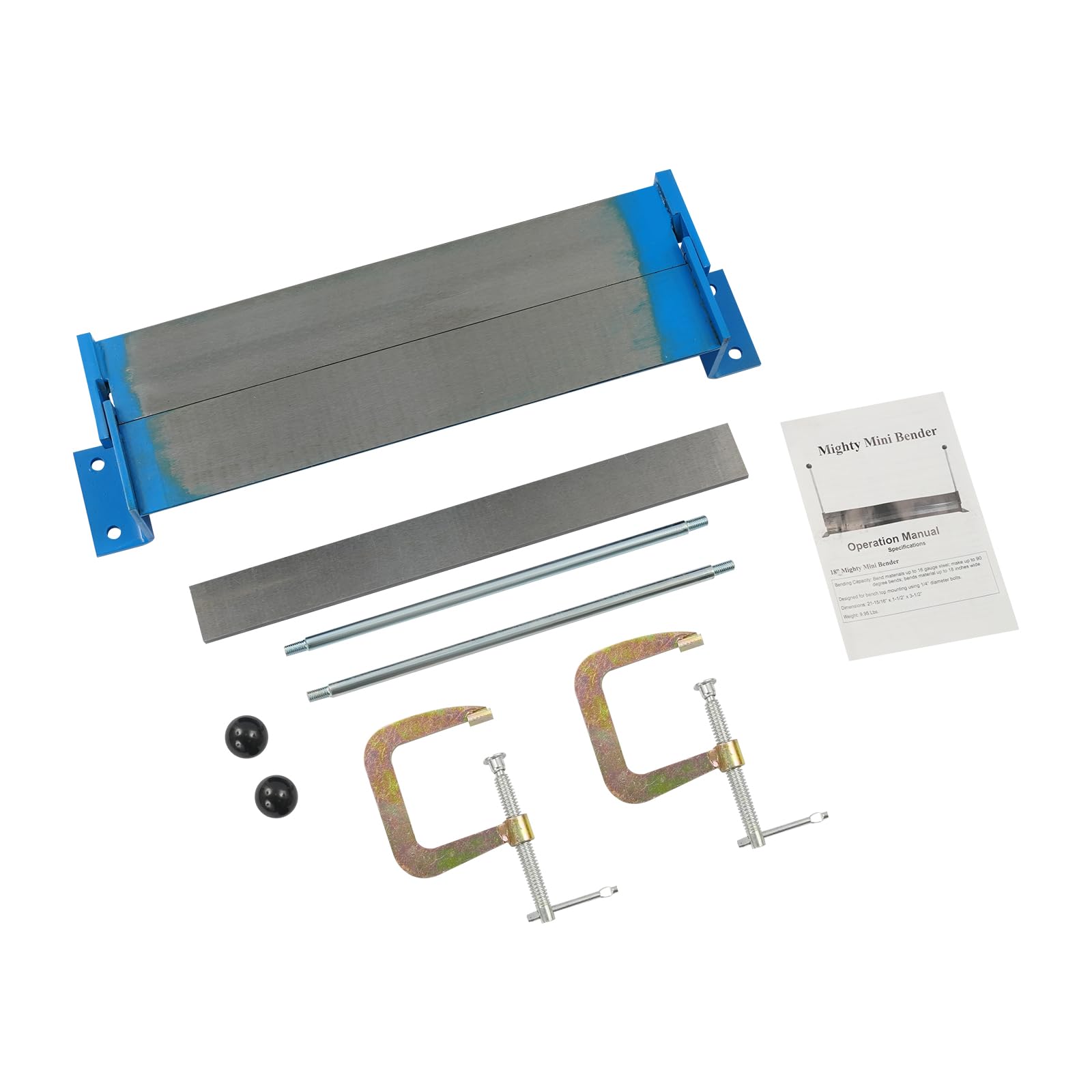 Morsa manuale per piegatura in lamiera, 460 mm, 90°, 0,8 mm