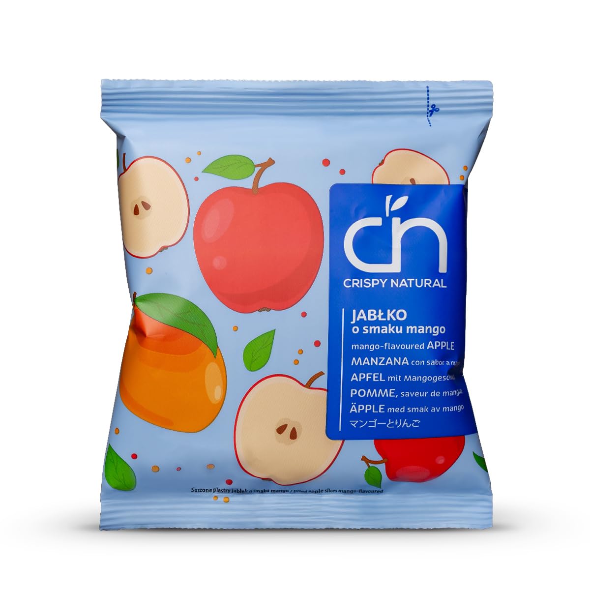 Crispy Natural Pack de Snacks de Frutas Secas | Manzana | Pera | Melocotón | Fresa | Sin Azúcar Añadido