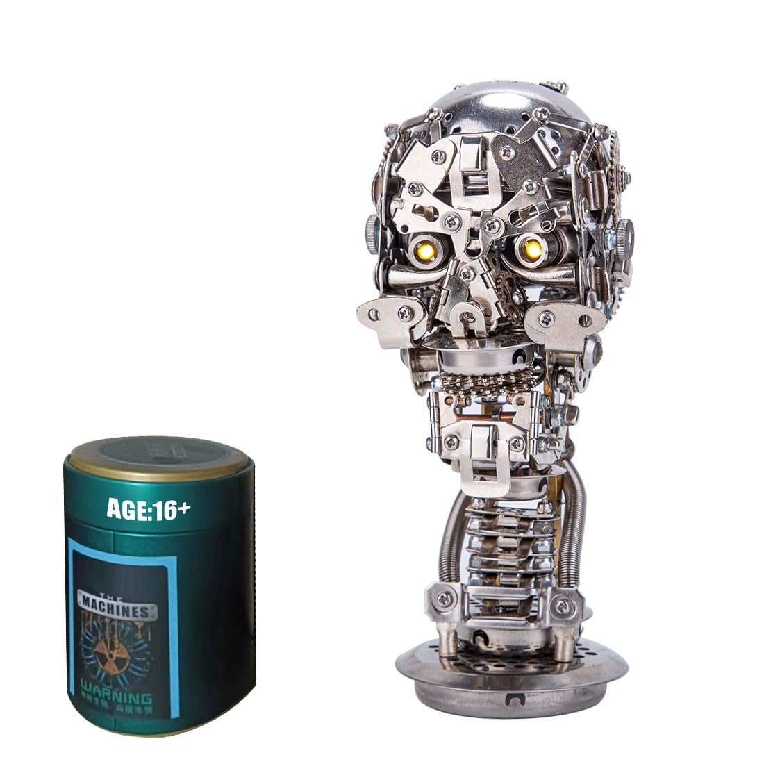 3D Skelett DIY Metall-Puzzle, Steampunk Mechanisches Modell, Olle Geschenke für Teenager Und Erwachsene (200+PCS)