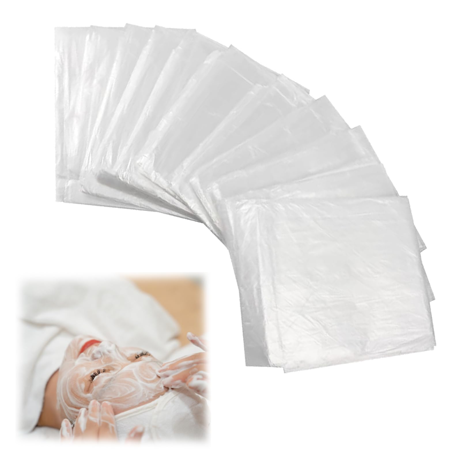 Draps De Sauna Jetables 230 X 120 Cm 8.6g Lot De 100 Housses En Plastique Couverture Infrarouge Pour Salon De Beauté Et Spa