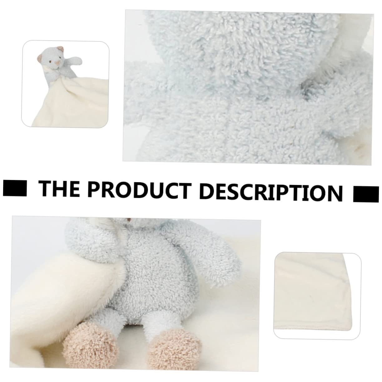 Cabilock 3stücke Pacifying Doll Niedliches Schmusetuch Für Neugeborene Beruhigende Spielzeugpuppe Aus Hautfreundlichem Material Für Kinderwagen Und Krippen Sorgt Für Und