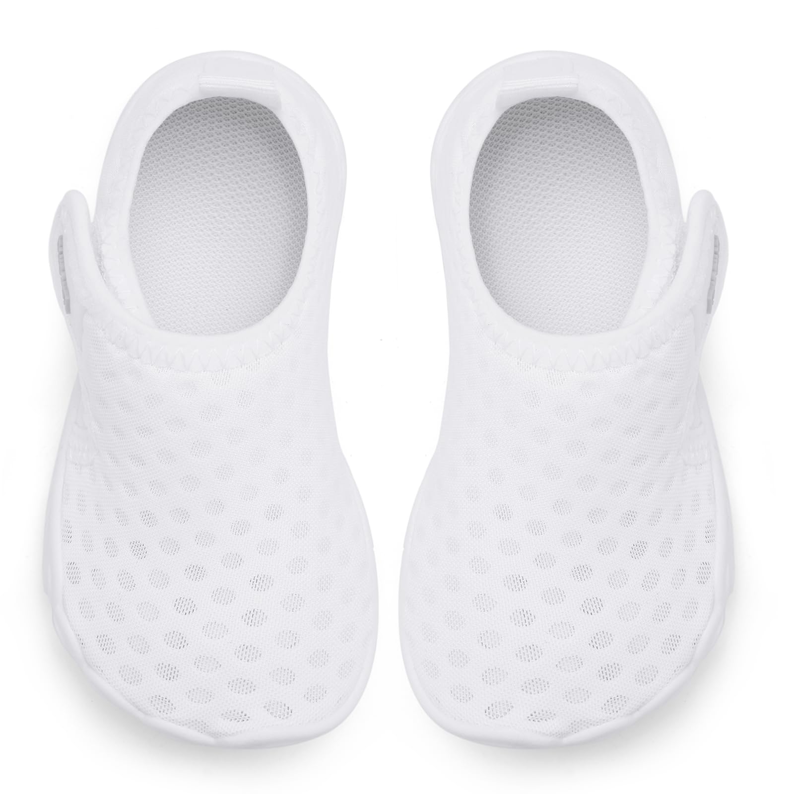 Racqua Scarpe da acqua per bambini, antiscivolo, per bambini, ragazzi e ragazze (neonati/bambini), Wzk1653t Bianco, 18-24 mesi