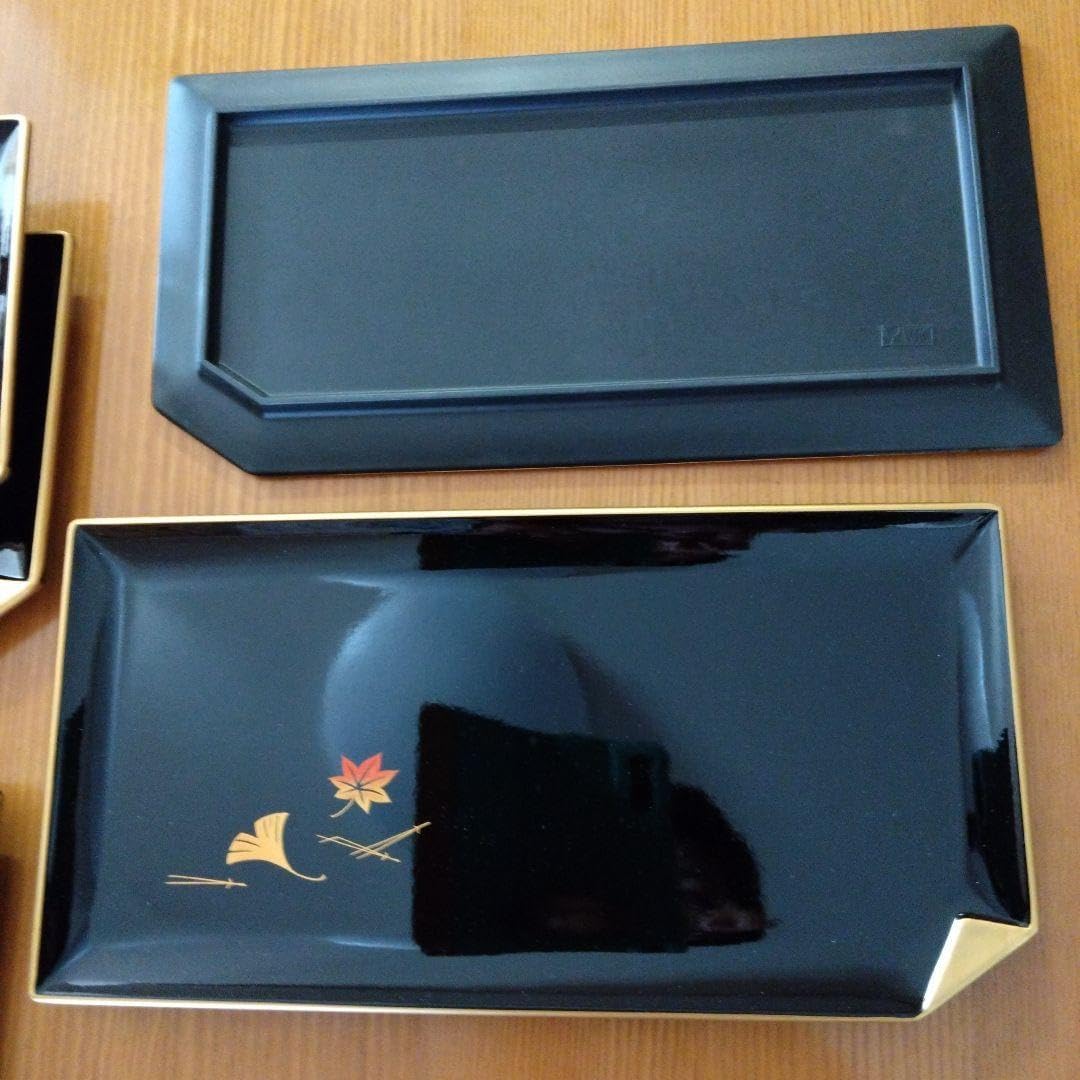 J-kitchens 尺3 隅切 会席 お盆 トレー （ 盆 トレイ おぼん ） 布目